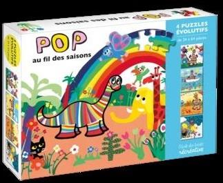 POP AU FIL DES SAISONS ! 4 PUZZLES EVOLUTIFS