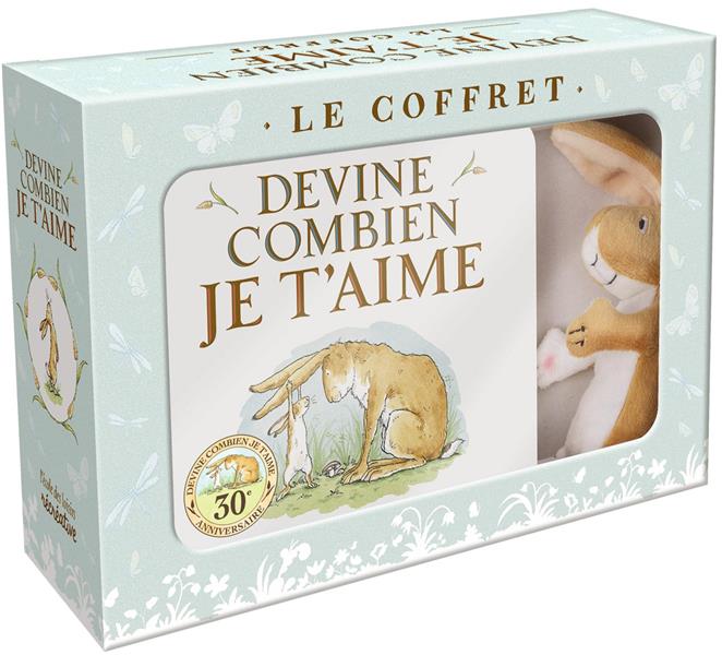 Devine combien je t'aime. Coffret avec 1 peluche
