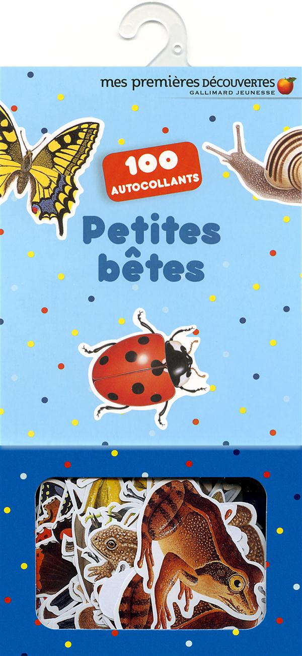 Boîte 100 autocollants. Les petites bêtes