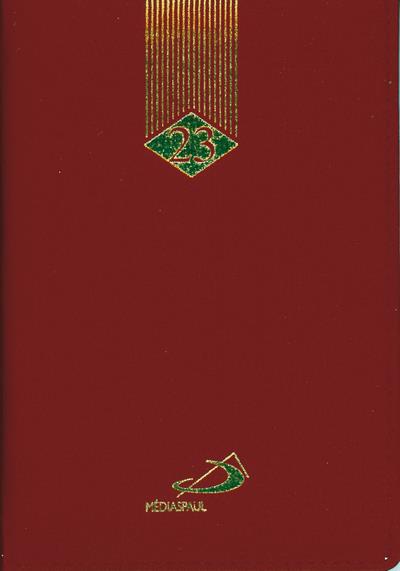 Agenda Médiaspaul 2023 couleur marron