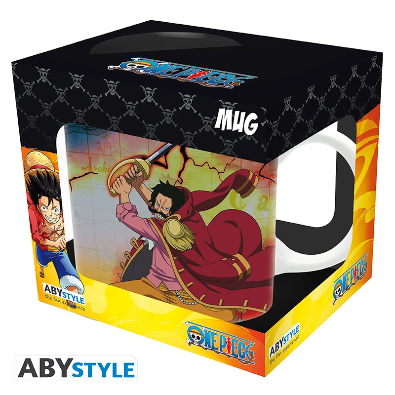 One Piece - Mug 320ml : Roger vs Barbe Blanche