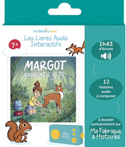Coffret livre audio - margot apprentie veto