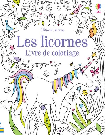 Les licornes. Livre de coloriage
