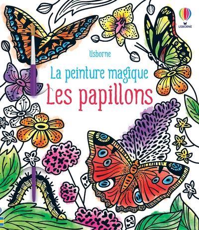 Les papillons. Avec un pinceau