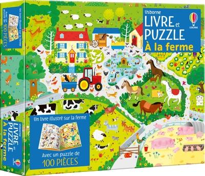 A la ferme. Avec un puzzle de 100 pièces