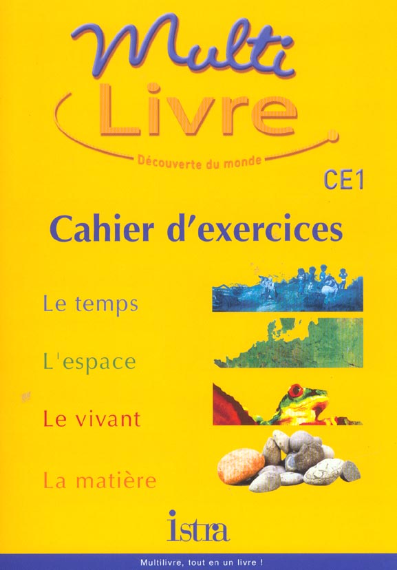 Multi livre CE1. Cahier d'exercices