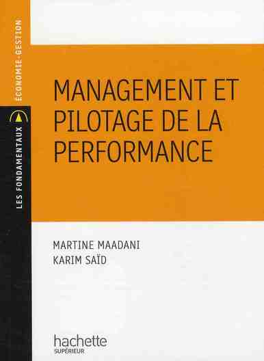 Management et pilotage de la performance