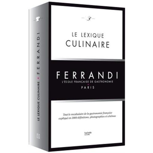 Le lexique culinaire Ferrandi