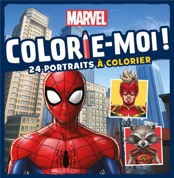 Marvel. 24 portraits à colorier