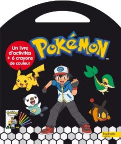 Pokémon. Un livre d'activités 6 crayons de couleur