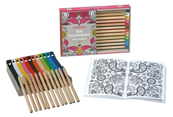 Art-thérapie 100 coloriages anti-stress