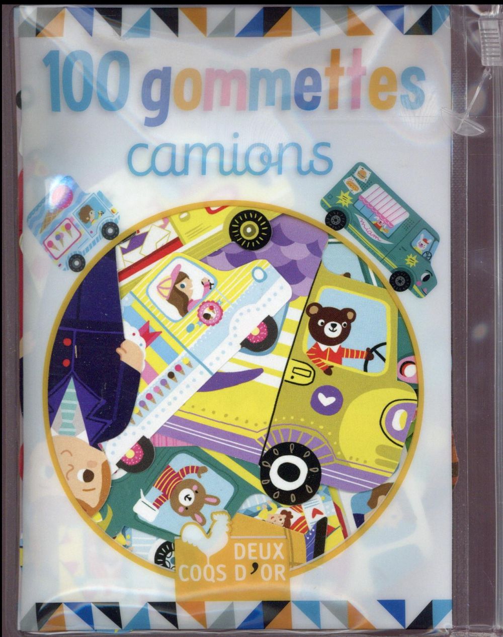 100 gommettes camions