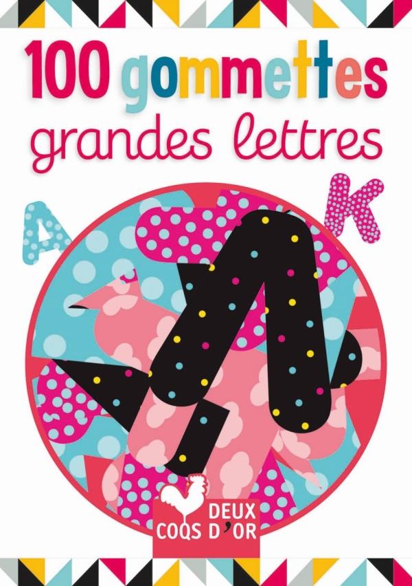 100 gommettes grandes lettres