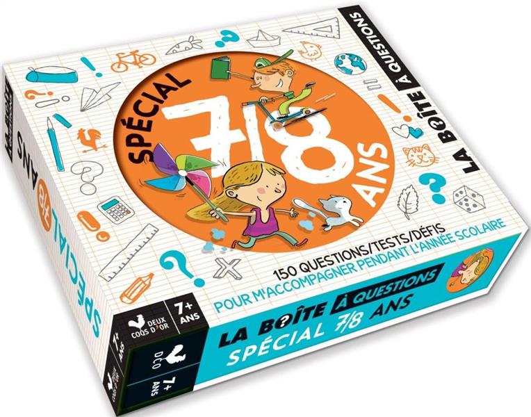 La boîte à questions spécial 7/8 ans. Avec 78 cartes