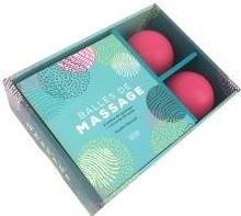 Balles de massages. Avec 2 balles de massage et 1 livre de 20 tutos