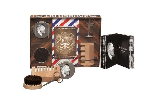 Coffret Barber Kit. Le kit du vrai barbier, Petit guide complet pour avoir la barbe de vos rêves