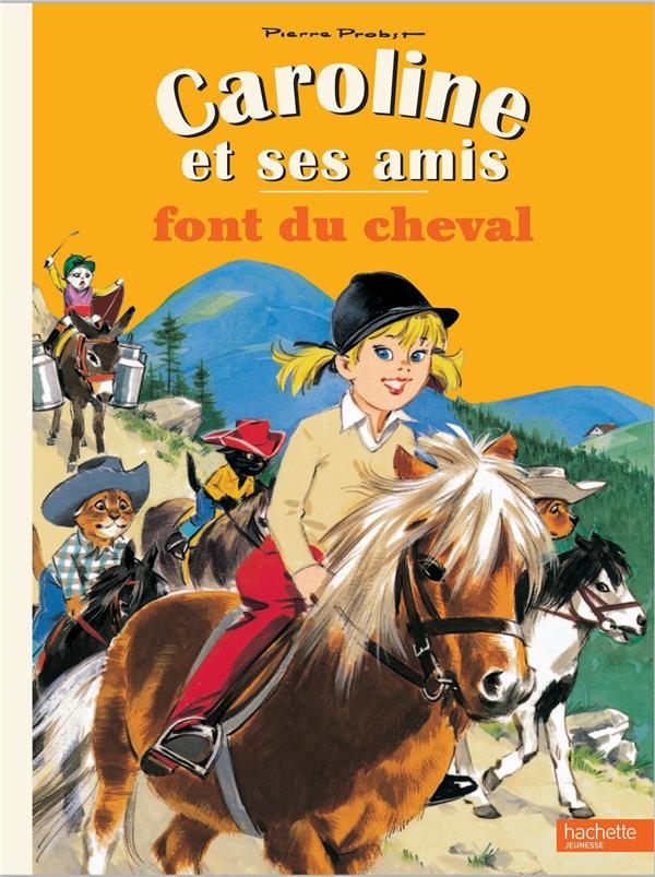Caroline et ses amis font du cheval
