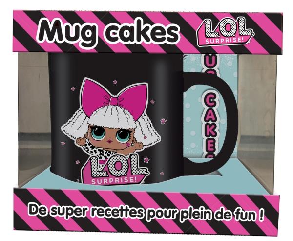 Coffret mug cakes LOL Surprise. Coffret avec 1 livre de recettes