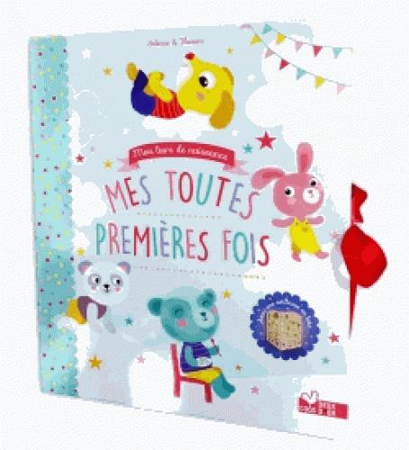 Mes toutes premières fois. Mon livre de naissance. Avec 1 veilleuse en bois