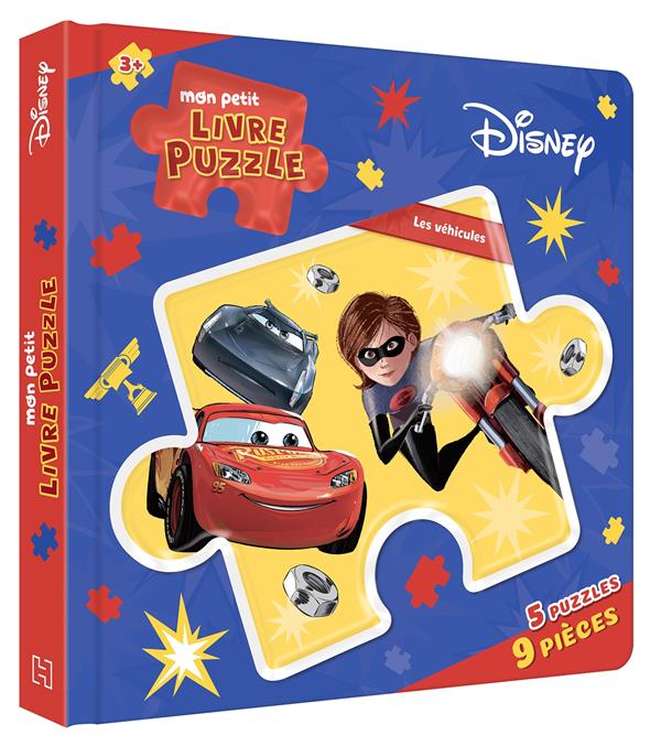 Mon petit livre puzzle Disney. Les véhicules