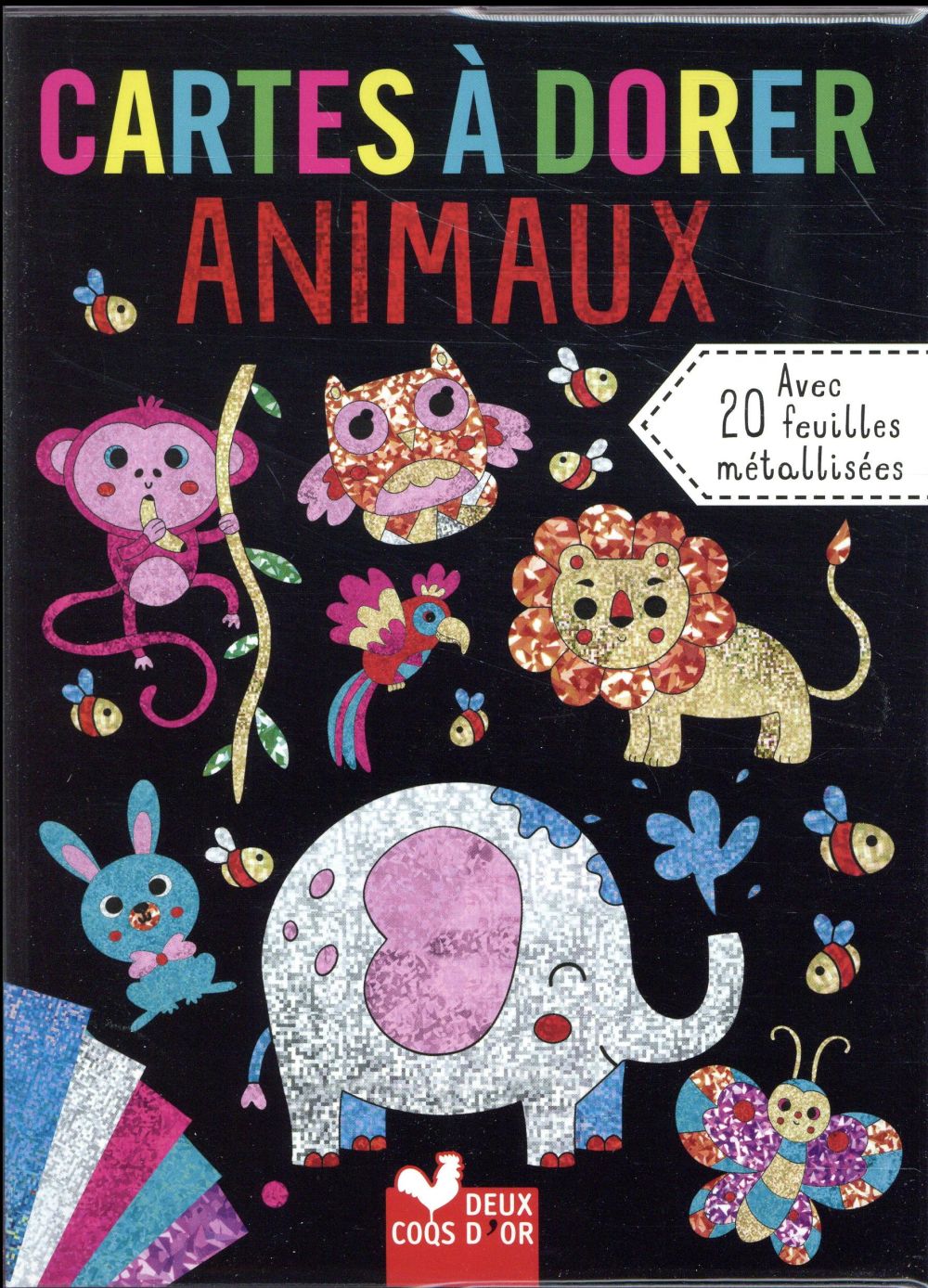 Cartes à dorer Animaux