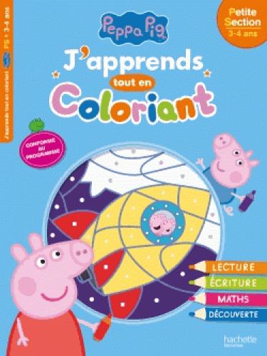 Petite Section Peppa Pig J'apprends tout en coloriant