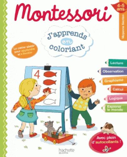 Montessori j'apprends en coloriant MS