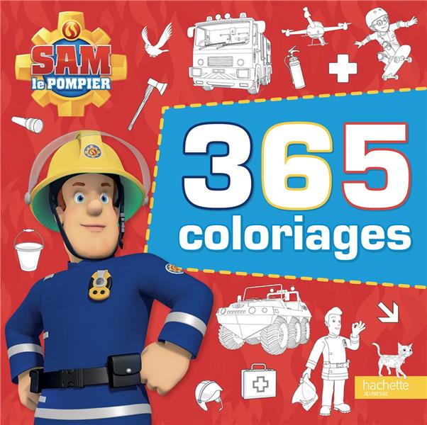 365 coloriages Sam le pompier