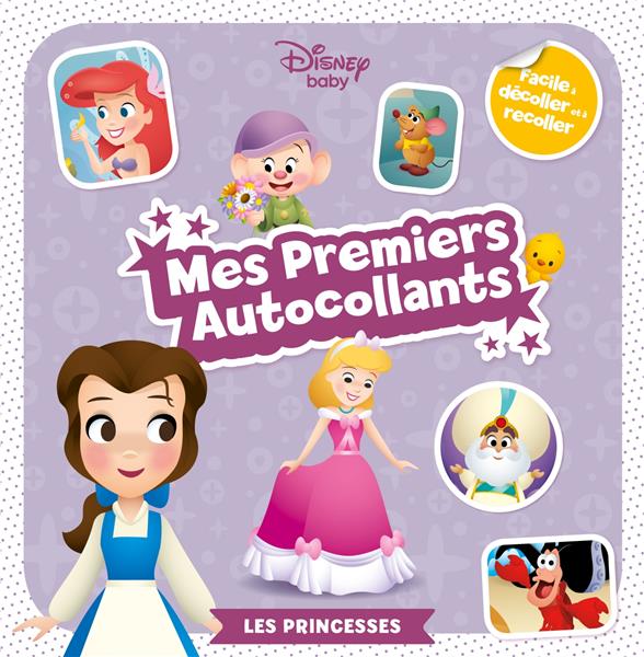Mes premiers autocollants Disney baby. Les princesses