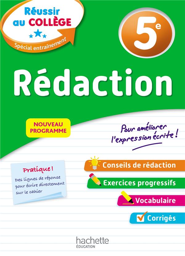 Rédaction 5e. Edition 2019