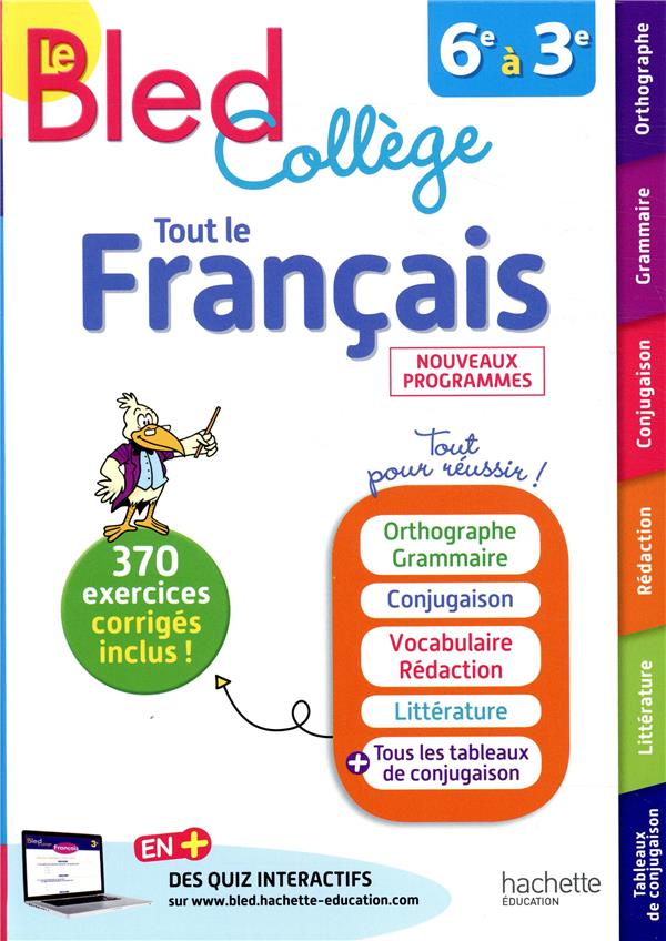Tout le français collège 6e à 3e. Edition 2019