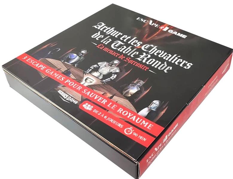 ESCAPE GAME ARTHUR ET LES CHEVALIERS DE LA TABLE RONDE - LA MENACE DE SORROSTRE - 3 ESCAPE GAMES POU