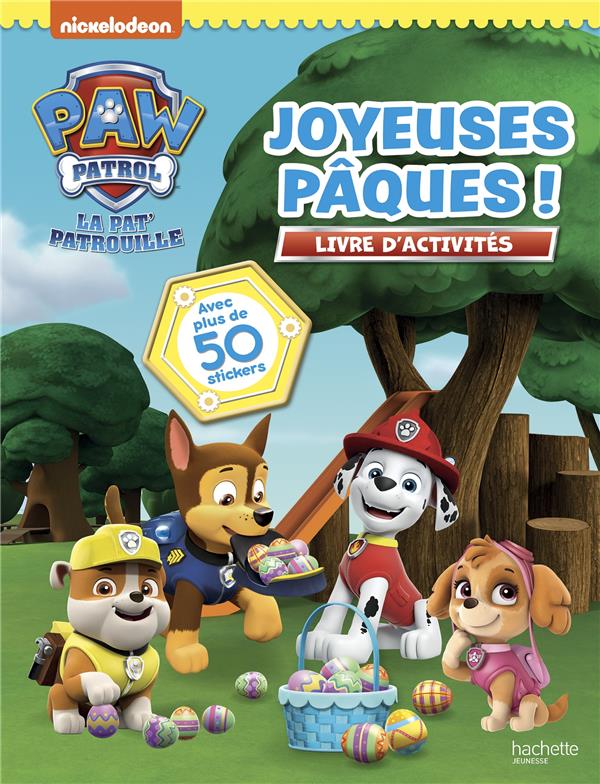 Joyeuses Pâques. Livre d'activités avec 50 stickers