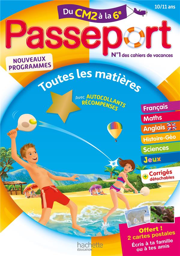 Passeport Toutes les matières du CM2 à la 6e