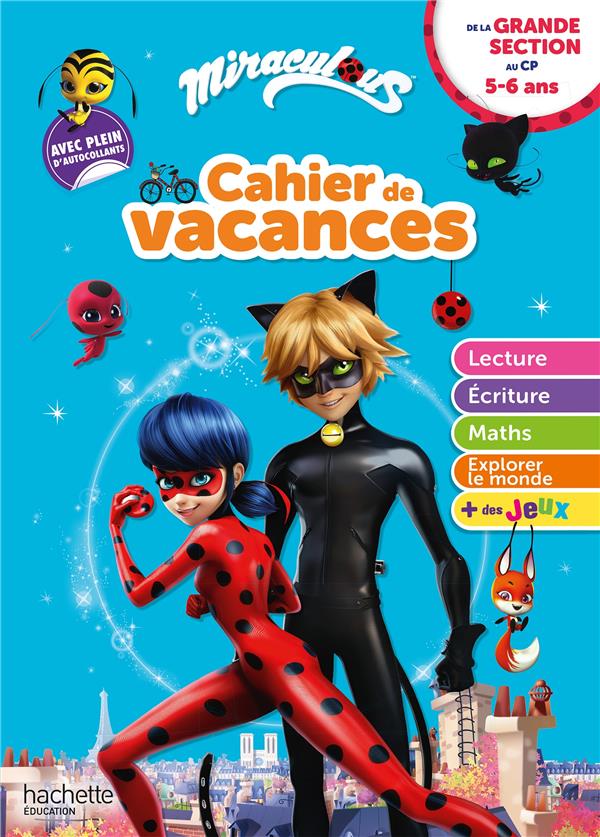 Cahier de vacances de la Grande section au CP. Miraculous, Edition 2021