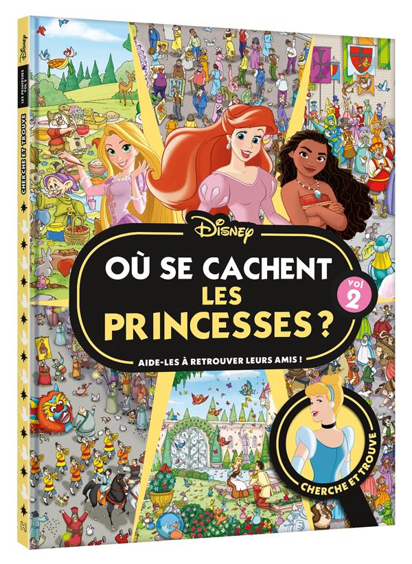 Où se cachent les princesses ? Volume 2. Aide-les à retrouver leurs amis !