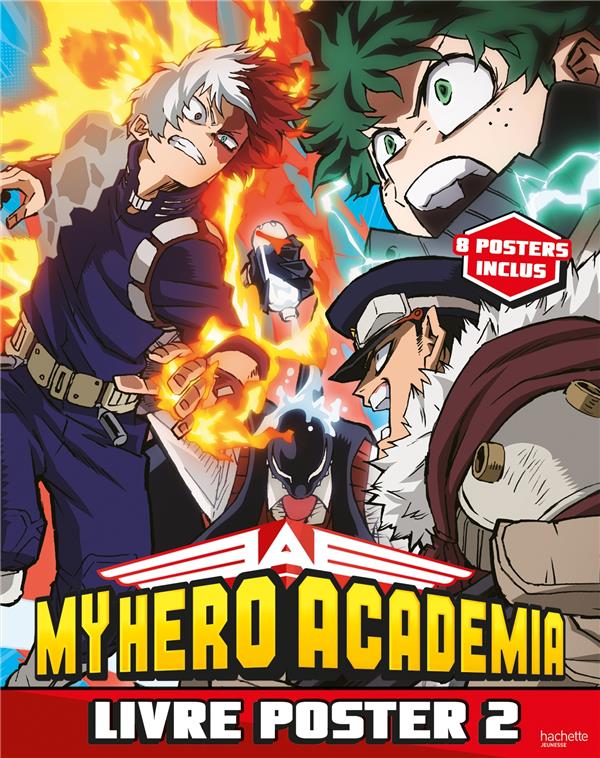 My Hero Academia : Livre poster Tome 2 - 8 posters inclus