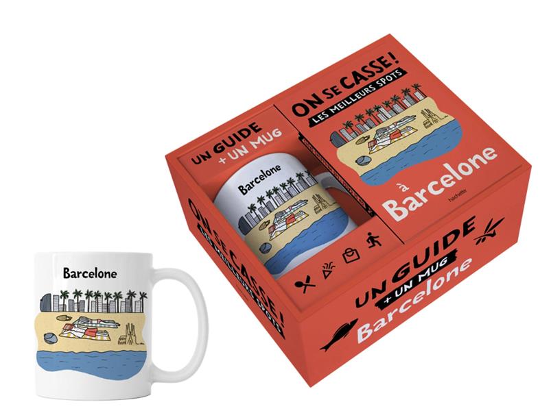 On se casse ! Les meilleurs spots de Barcelone. Coffret avec 1 mug et 1 guide