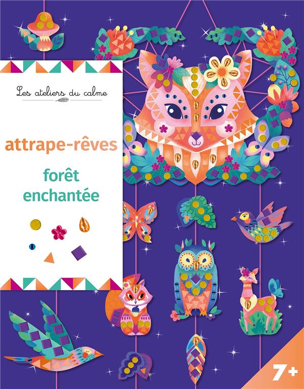 Attrape-rêves forêt enchantée. Avec 3 planches de stickers brilliants, 3m de fil et 1 planche de 100