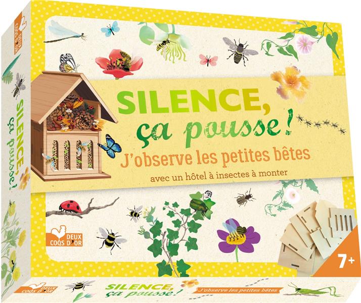 Silence, ça pousse ! J'observe les petite bêtes avec un hôtel à insecte à monter