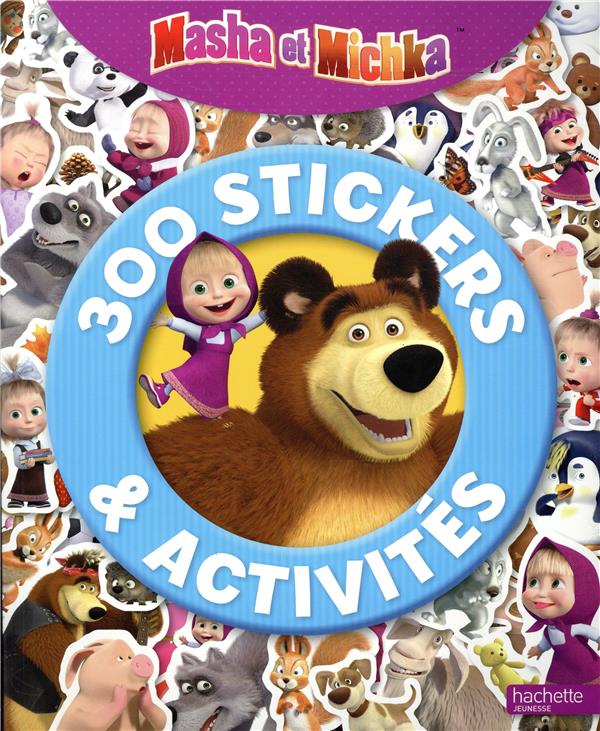 300 stickers & activités Masha et Michka
