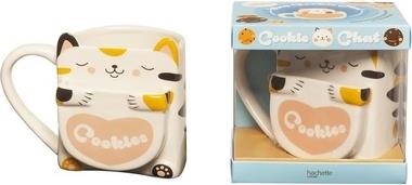 Coffret Cookie Chat. Mug Cookie Chat avec 1 mug chat