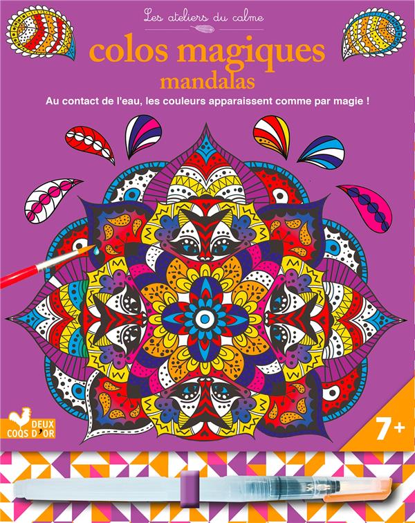 Colos magiques mandalas. Avec 1 pinceau