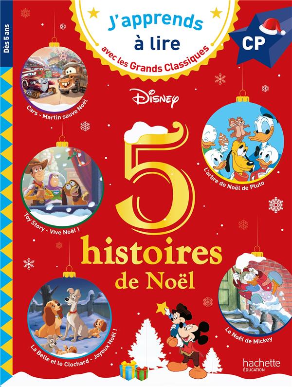 5 histoires de Noël CP. CP Niveau 1, 2