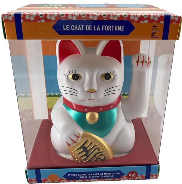 Coffret Le chat de la fortune. Attirez la fortune avec un maneki-neko, le fameux chat porte-bonheur,