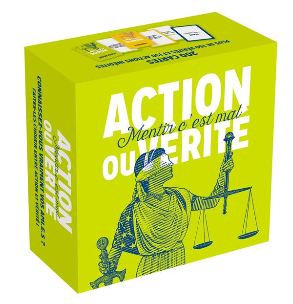 Action ou vérité. Mentir c'est mal. Avec 200 cartes