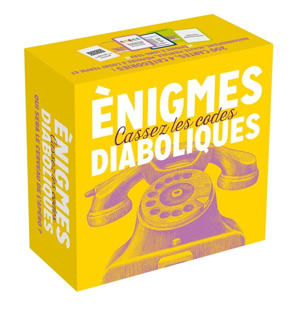Enigmes diaboliques. Cassez les codes. Avec 200 cartes