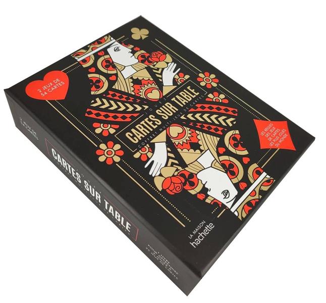 COFFRET JOUEZ CARTES SUR TABLE - COFFRET MULTI-JEUX DE CARTES