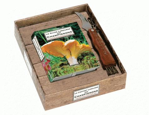Le coffret Larousse des champignons. 1 livre et 1 couteau à champignons