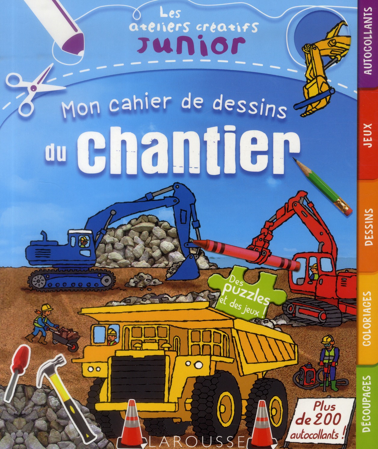Mon premier cahier de dessins du chantier